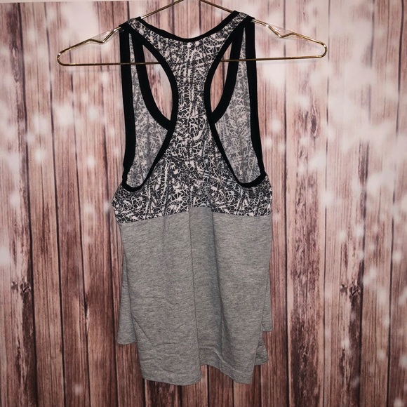 Nike tank 80s design hot pink grey S razor back - Picture 2 of 5